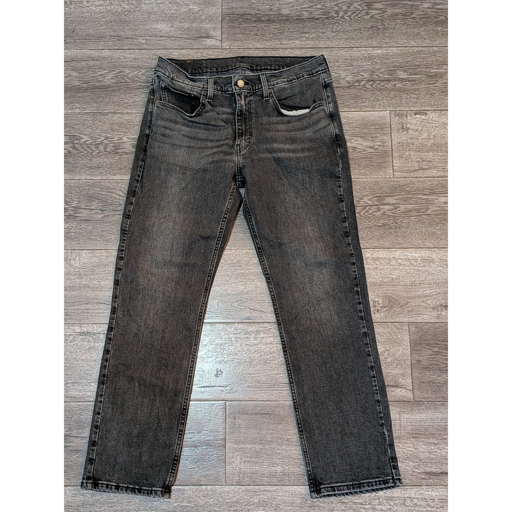 Levis 514 Straight Fit Jeans Mens 33x30 Faded Black Denim Pants 5098